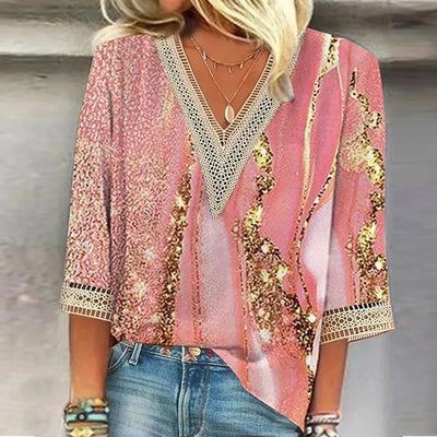 Variant image for Willow | Bluse med V-hals Elegant og Komfortabel-1