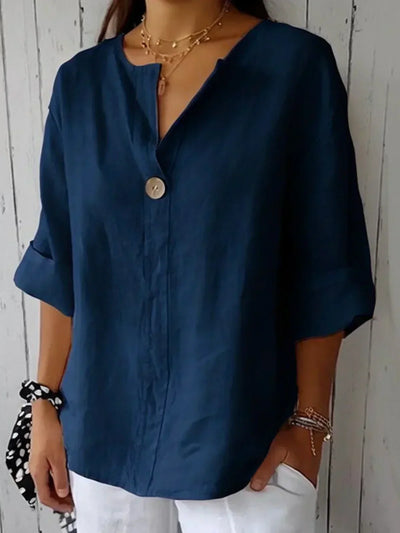 Annika | Stilfuld bluse med V-hals