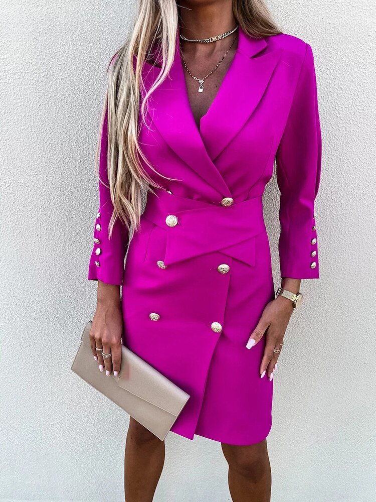 Variant image for Emmie Blazer Kjole - Elegant Sort Design, Komfortabel Snit-17