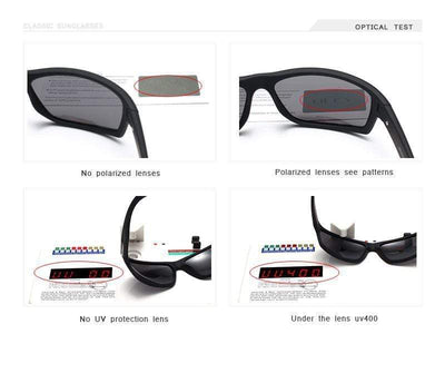 Jaxon Sport Sunglasses - Polariseret, UV400 Beskyttelse, Letvægts Titanium-5