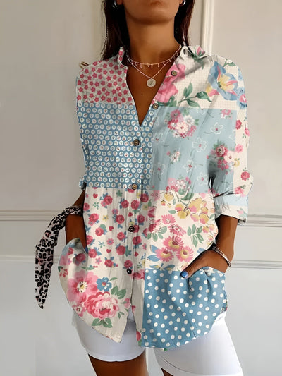 Variant image for Amara | Button-Up Shirt - Lett Stof-17