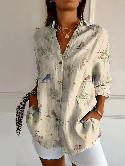 Amara | Button-Up Shirt - Lett Stof-5
