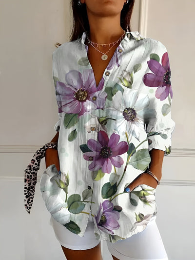 Variant image for Amara | Button-Up Shirt - Lett Stof-49