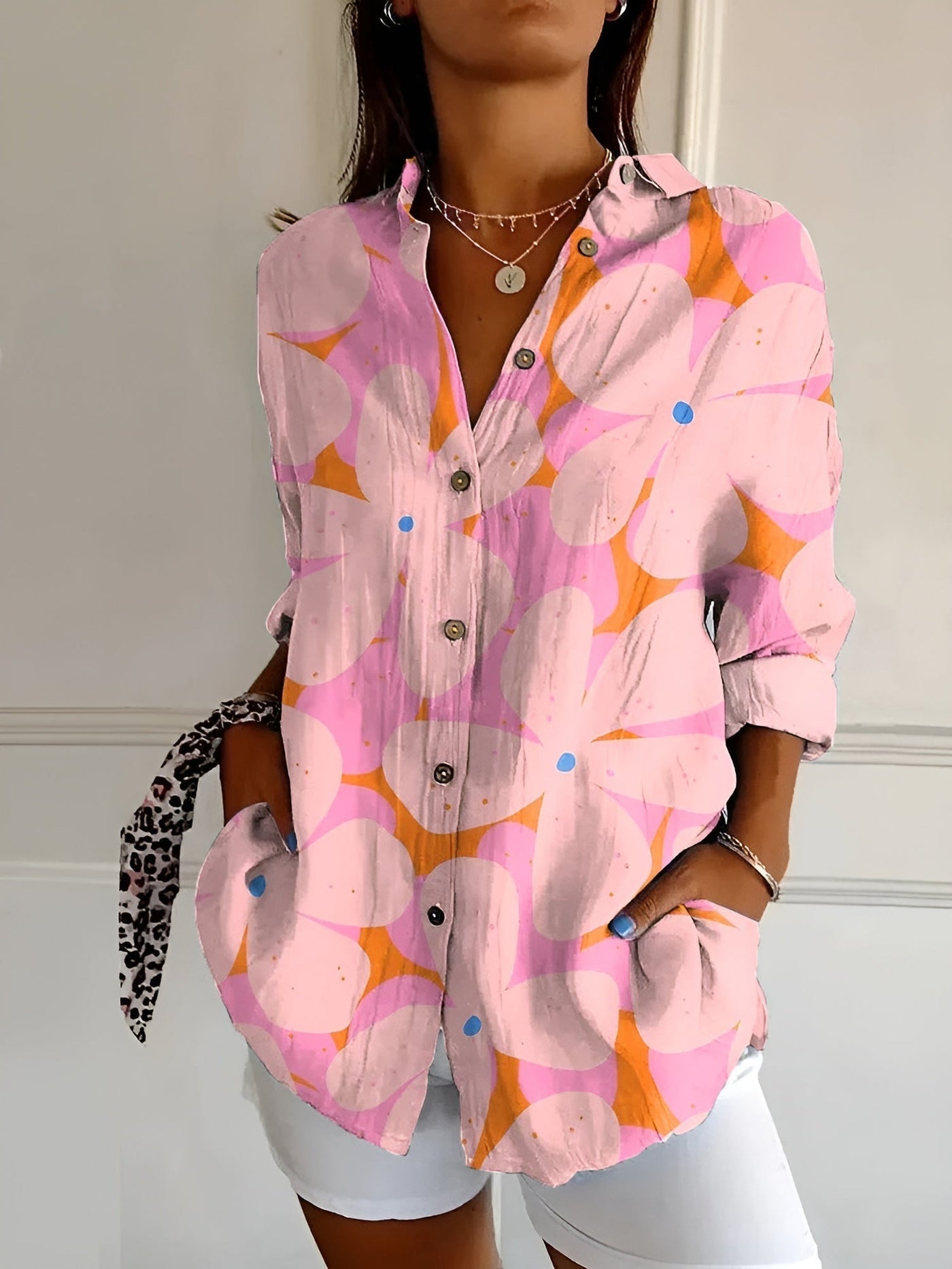 Amara | Button-Up Shirt - Lett Stof-2